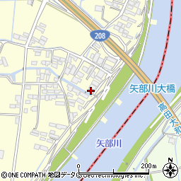 福岡県柳川市大和町中島2211周辺の地図