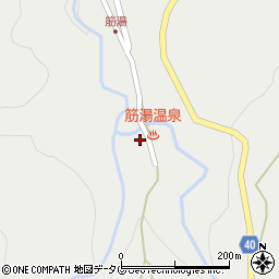 大分県玖珠郡九重町湯坪640周辺の地図