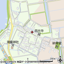 福岡県みやま市高田町徳島532周辺の地図