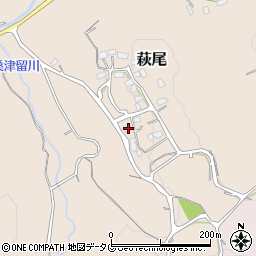大分県大分市萩尾768周辺の地図