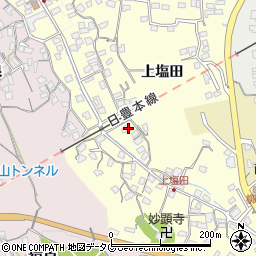 大分県臼杵市二王座449周辺の地図