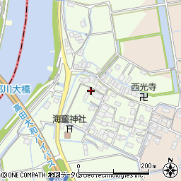 福岡県みやま市高田町徳島655周辺の地図