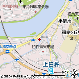 大分県臼杵市平清水1861周辺の地図