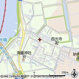 福岡県みやま市高田町徳島502周辺の地図
