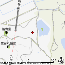 福岡県みやま市高田町田尻1162周辺の地図