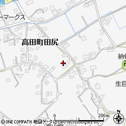 福岡県みやま市高田町田尻967周辺の地図