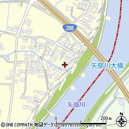 福岡県柳川市大和町中島2210周辺の地図