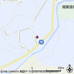熊本県山鹿市鹿北町岩野743-1周辺の地図