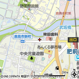 ニコニコレンタカー肥前　鹿島駅前店周辺の地図