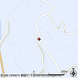 熊本県山鹿市鹿北町岩野390-5周辺の地図
