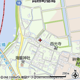 福岡県みやま市高田町徳島504周辺の地図
