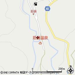 大分県玖珠郡九重町湯坪672-1周辺の地図