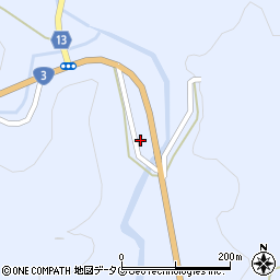 熊本県山鹿市鹿北町岩野5303周辺の地図