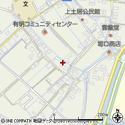 福岡県柳川市大和町皿垣開579周辺の地図