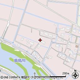 佐賀県鹿島市新籠2155周辺の地図