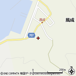 大分県臼杵市風成113周辺の地図