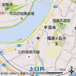 大分県臼杵市平清水13周辺の地図