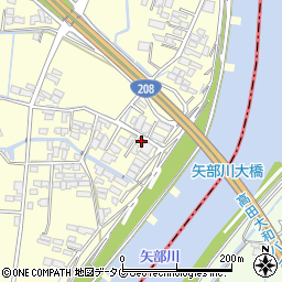 福岡県柳川市大和町中島2206周辺の地図