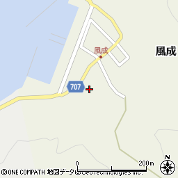 大分県臼杵市風成116周辺の地図