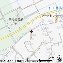 福岡県みやま市高田町田尻393周辺の地図
