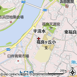 大分県臼杵市平清水234周辺の地図