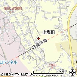 大分県臼杵市二王座459周辺の地図
