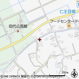福岡県みやま市高田町田尻394周辺の地図