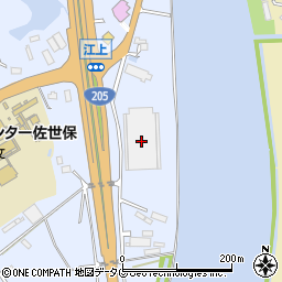 福山通運株式会社　佐世保支店周辺の地図