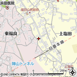 大分県臼杵市二王座473周辺の地図