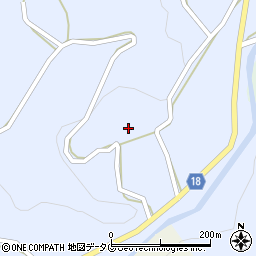 熊本県山鹿市鹿北町岩野677周辺の地図