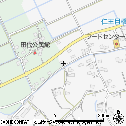 福岡県みやま市高田町田尻1460周辺の地図