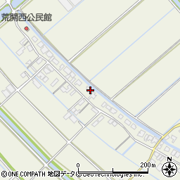福岡県柳川市大和町皿垣開1442周辺の地図