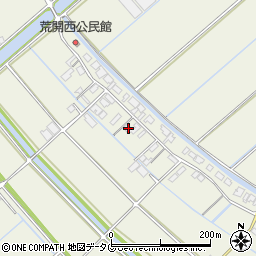 福岡県柳川市大和町皿垣開1605周辺の地図