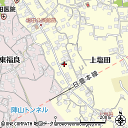 大分県臼杵市二王座471周辺の地図