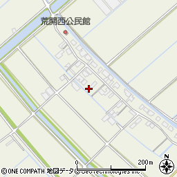 福岡県柳川市大和町皿垣開1609周辺の地図