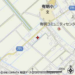 福岡県柳川市大和町皿垣開908周辺の地図