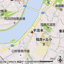 大分県臼杵市平清水25周辺の地図