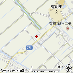 福岡県柳川市大和町皿垣開895周辺の地図