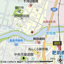 佐賀県鹿島市本町77-1周辺の地図