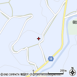 熊本県山鹿市鹿北町岩野706周辺の地図