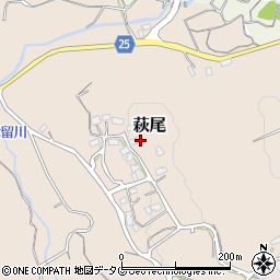 大分県大分市萩尾251周辺の地図