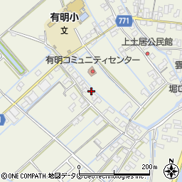 福岡県柳川市大和町皿垣開586周辺の地図