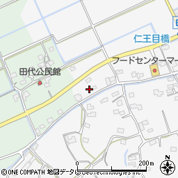 福岡県みやま市高田町田尻1458周辺の地図