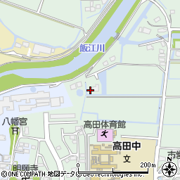 福岡県みやま市高田町岩津400周辺の地図