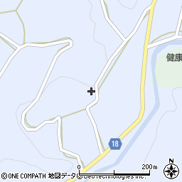 熊本県山鹿市鹿北町岩野705周辺の地図