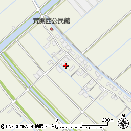 福岡県柳川市大和町皿垣開1613周辺の地図