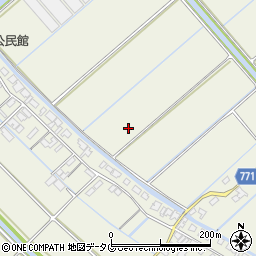 福岡県柳川市大和町皿垣開周辺の地図