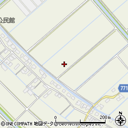 福岡県柳川市大和町皿垣開周辺の地図