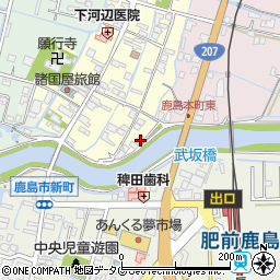 佐賀県鹿島市本町72周辺の地図
