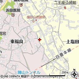 大分県臼杵市二王座4周辺の地図